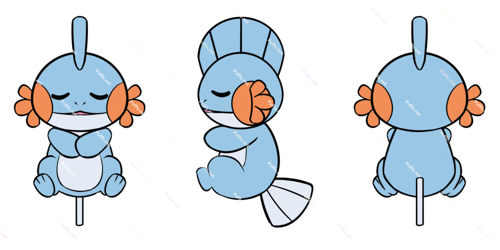 「Pre-order」15cm Mudkip Plush, shipping in Aug-Sep - Image 2