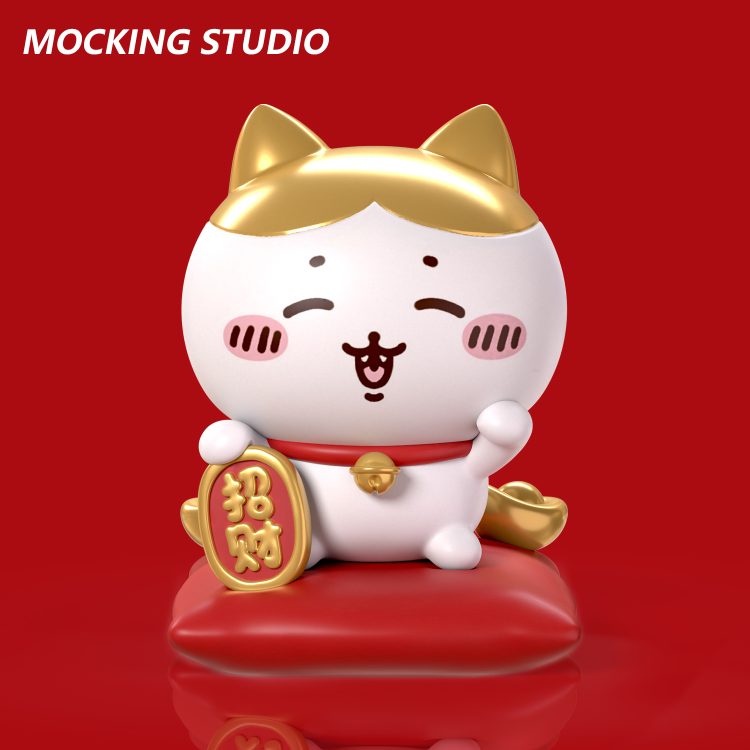 「Pre-order」18cm maneki-neko hachiware Figure, Shipping in Nov-Dec
