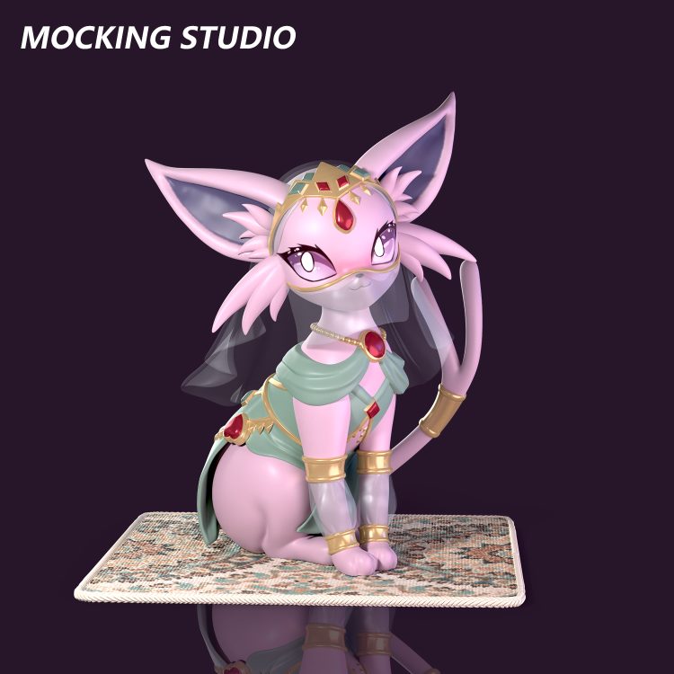 「Pre-Order」1/20 Oriental Fantasy Dancer Espeon figure Feral ver, shipping in Nov-Dec