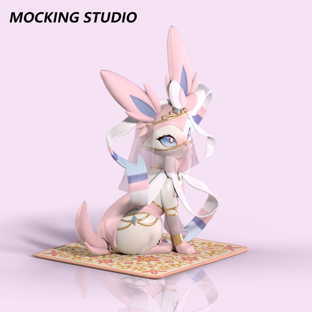 「Pre-Order」1/20 Oriental Fantasy Dancer Sylveon figure Feral ver, shipping in Nov-Dec - Image 3