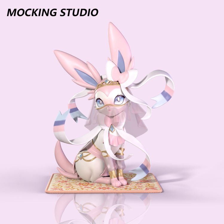 「Pre-Order」1/20 Oriental Fantasy Dancer Sylveon figure Feral ver, shipping in Nov-Dec