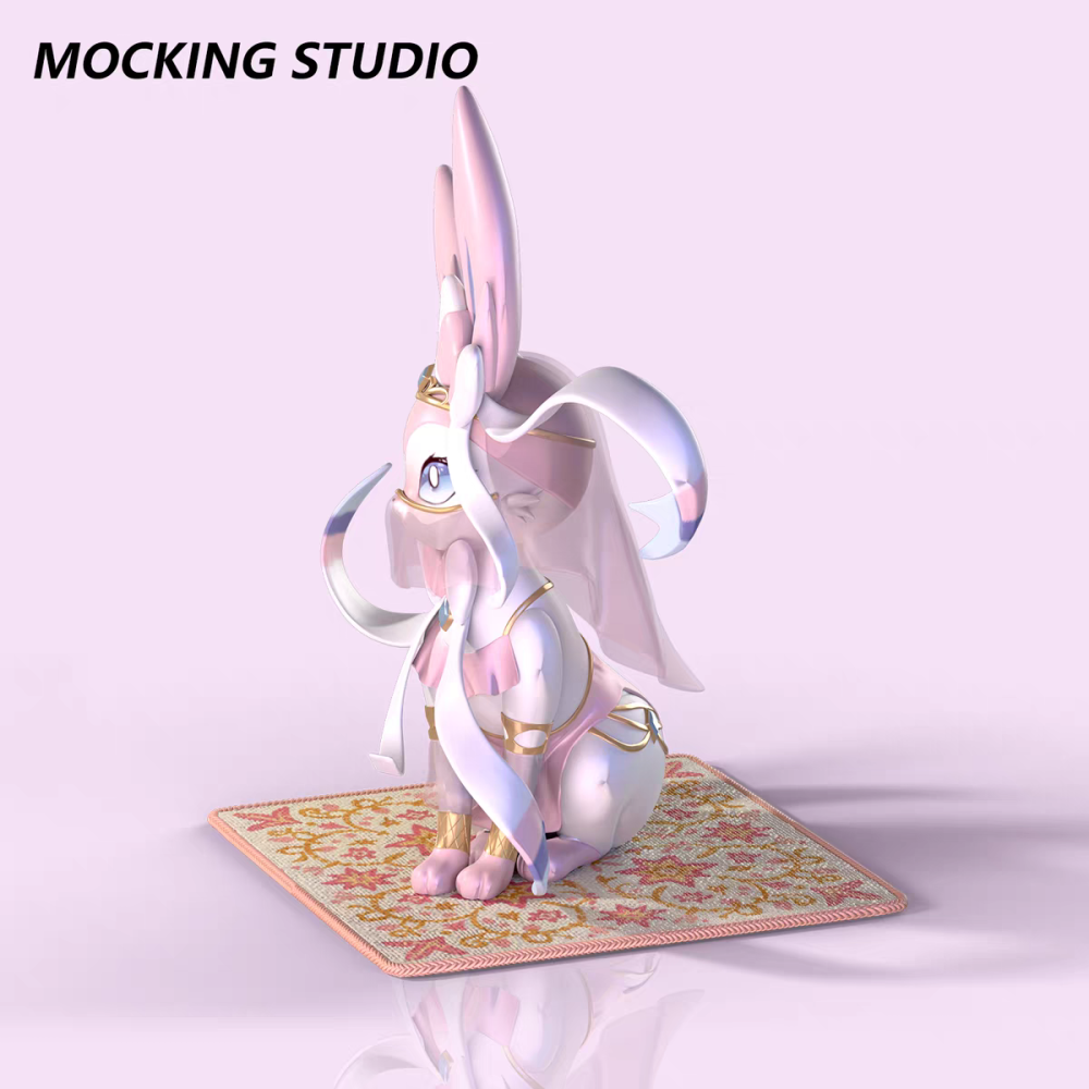 「Pre-Order」1/20 Oriental Fantasy Dancer Sylveon figure Feral ver, shipping in Nov-Dec - Image 4