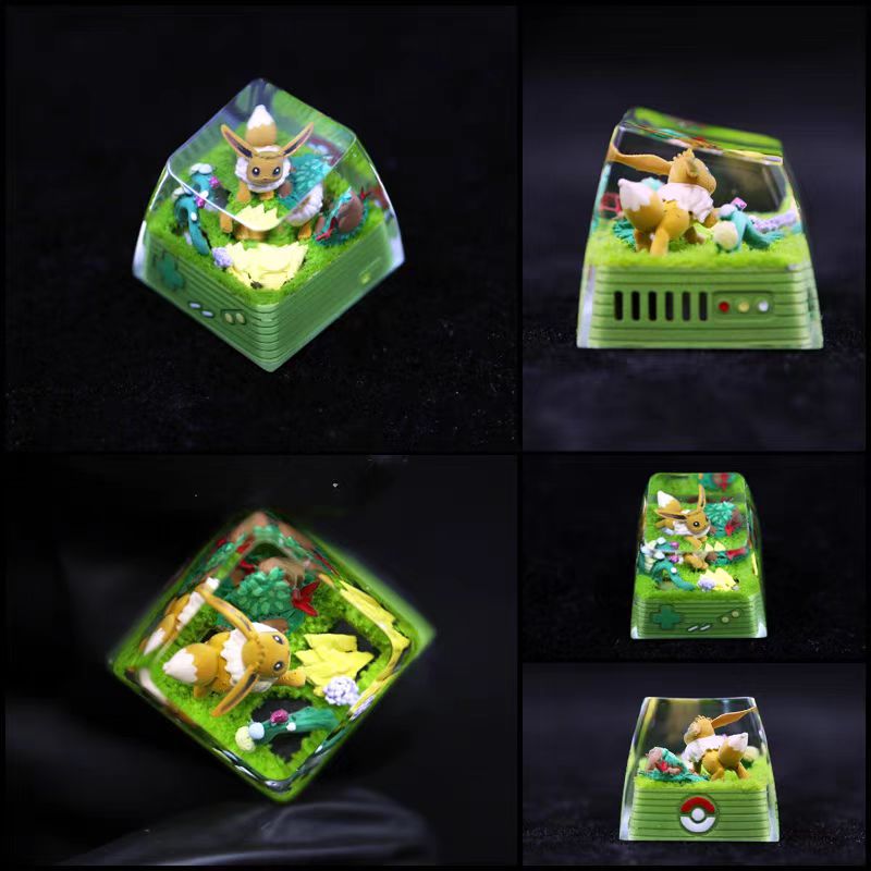 「In stock」「Proxy Purchasing」Pokémon Resin Mechanical Keyboard Keycaps - Image 10