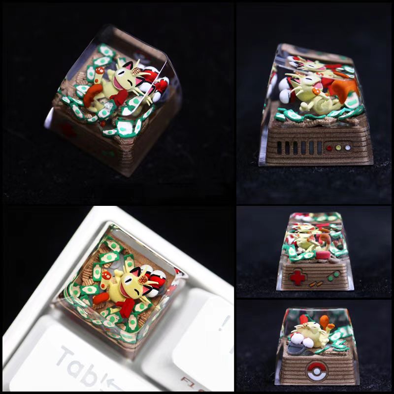「In stock」「Proxy Purchasing」Pokémon Resin Mechanical Keyboard Keycaps - Image 4