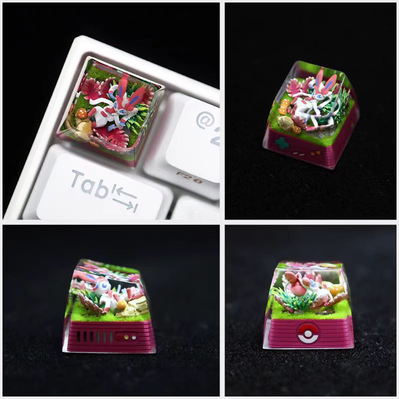 「In stock」「Proxy Purchasing」Pokémon Resin Mechanical Keyboard Keycaps - Image 12