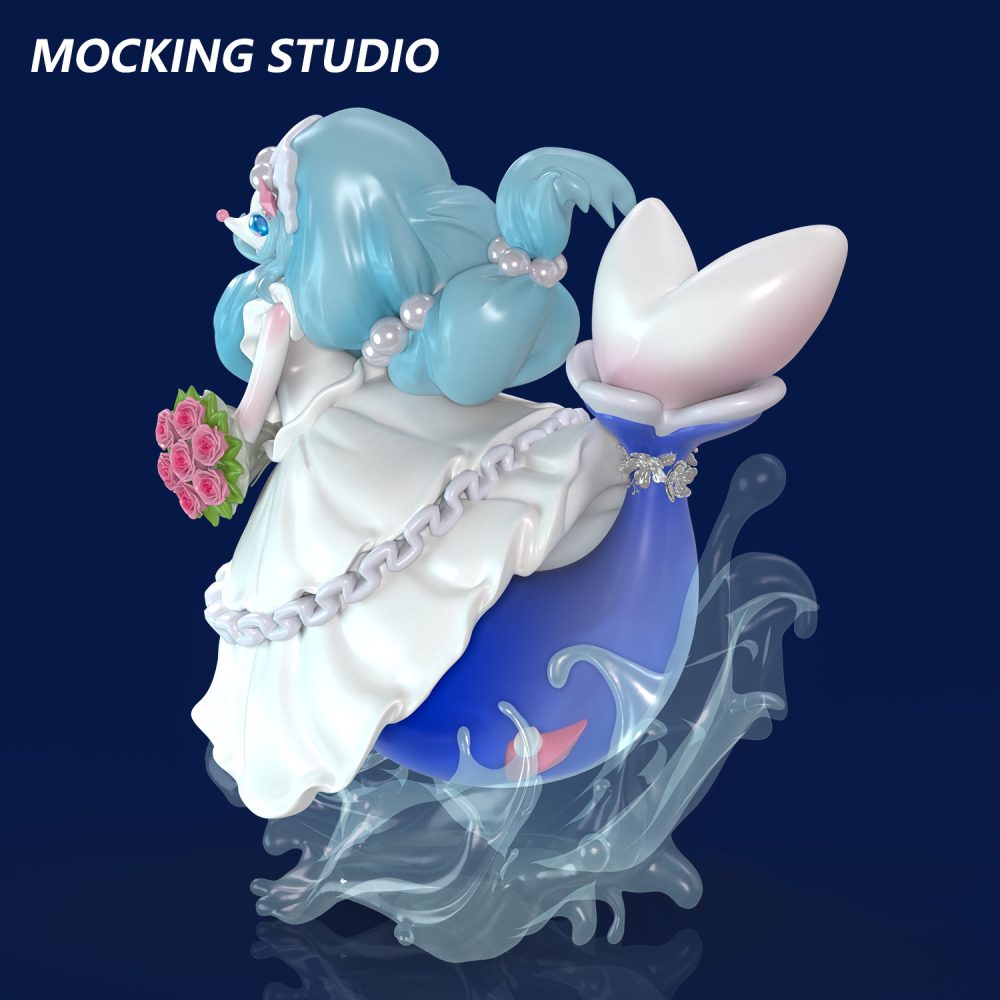 「Pre-Order」1/20 Wedding dress Primarina figure, shipping in Feb-Mar - Image 4
