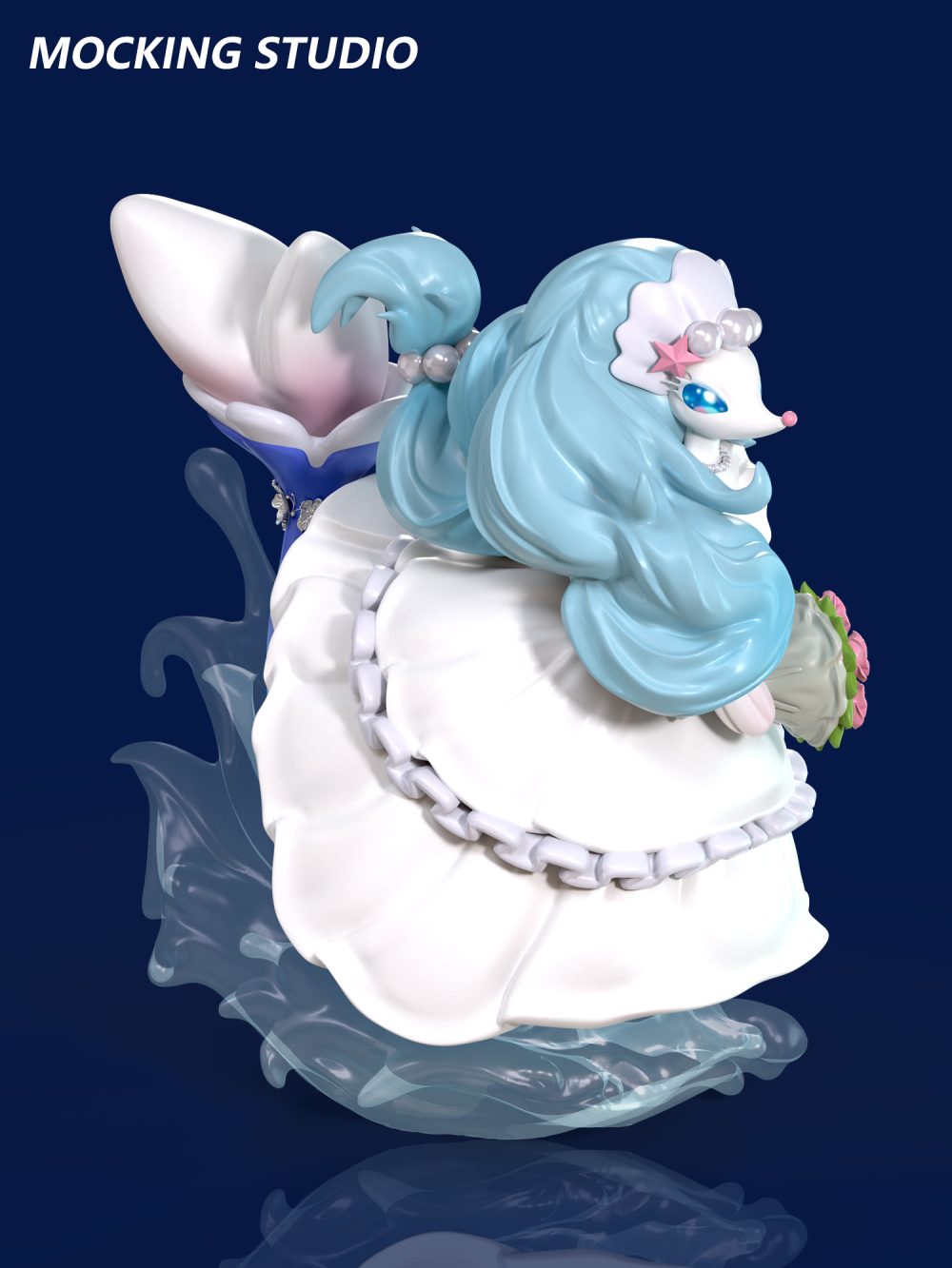 「Pre-Order」1/20 Wedding dress Primarina figure, shipping in Feb-Mar - Image 2