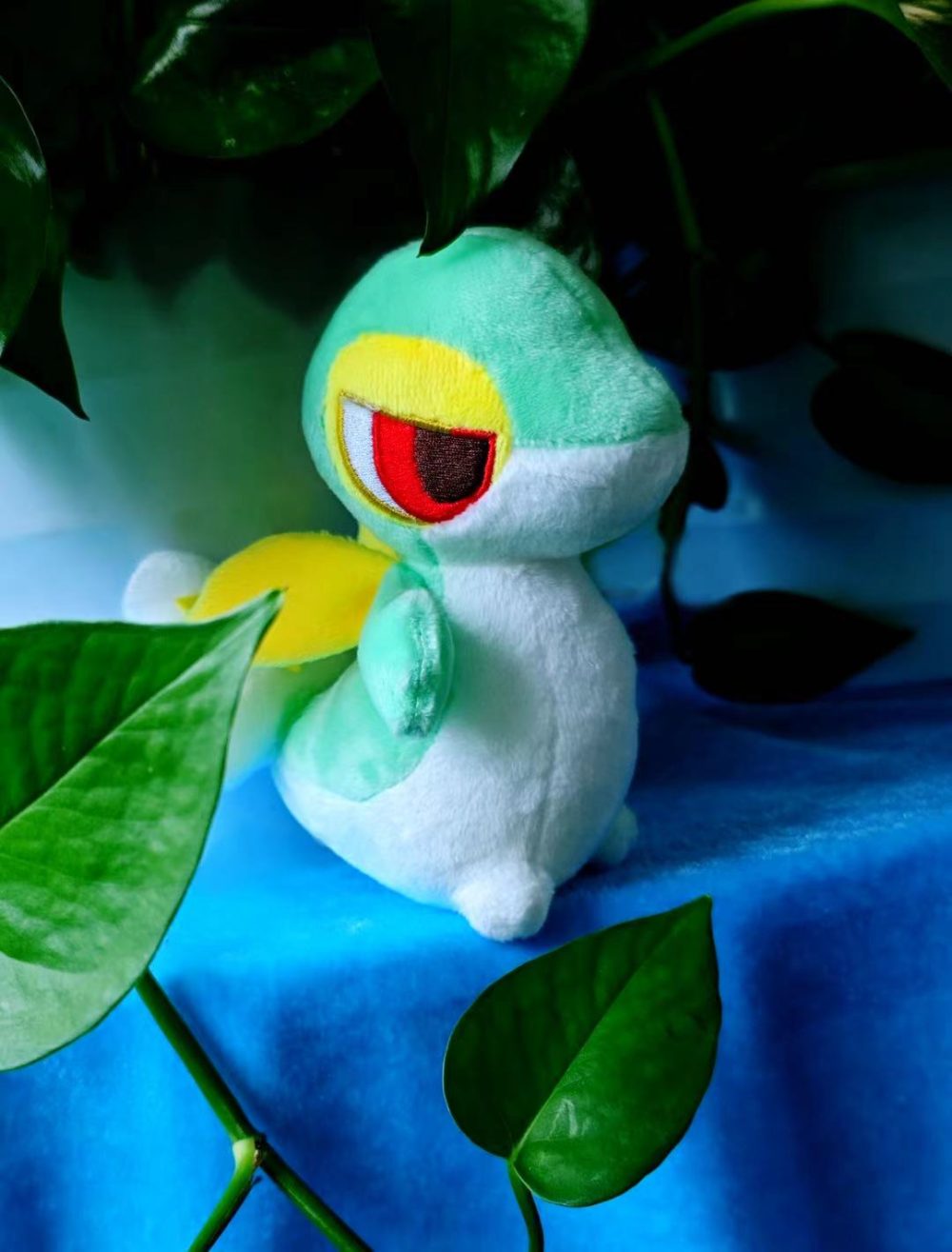 「In stock」「Proxy Purchasing」12cm Snivy Mad Face Plush - Image 2