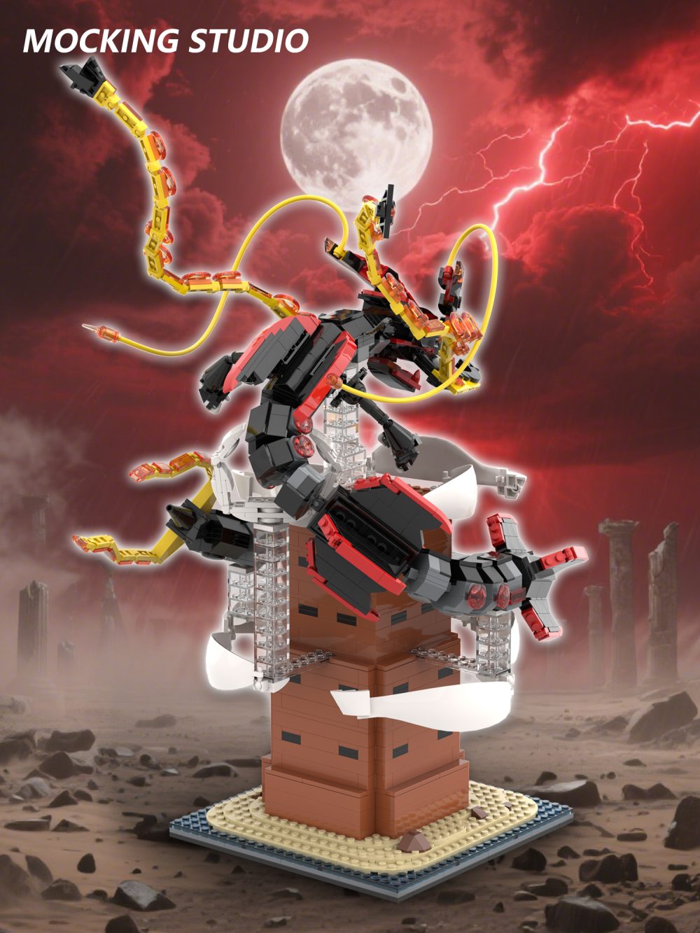 「Pre-order」Rayquaza&Shiny Mega Rayquaza Building Block Set , Shipping in Dec-Jan - Image 4