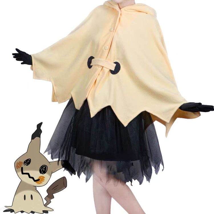 🎃「In stock」「Proxy Purchasing」Mimikyu Cloak & Dress Costume Set